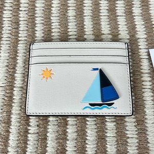 Kate spade set sail slim card holder NWT ⛵️☀️